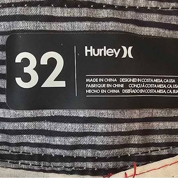 Hurley Phantom Patriot Red White Blue  Boardshorts Swim Trunks Mens Size 32 - Picture 4 of 7